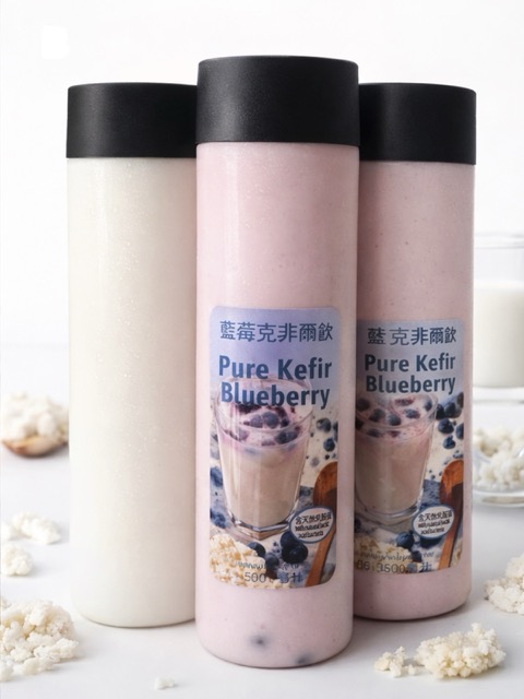 2瓶 500ml 開菲爾 Kefir｜發酵乳飲品｜天然發酵牛奶｜克菲爾｜手工開菲爾｜發酵乳飲料l 新鮮開菲爾 Vegan
