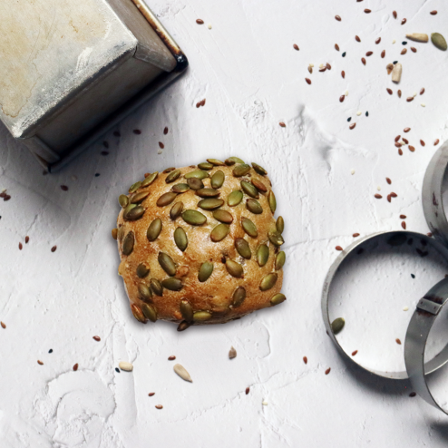 歐式雜糧麵包｜南瓜籽小麵包｜德國麵包｜健康穀物麵包｜Pumpkin Seed Rolls｜10入